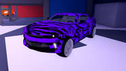 Purple Zebra vehicle skin