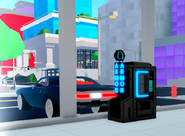 An Armor Pack Machine located inside MC Muscle.