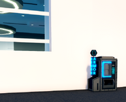 An Armor Pack Machine located outside MC Exotics.