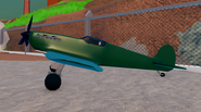 Left side view of the Spitfire