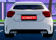 Rear view of the GTI