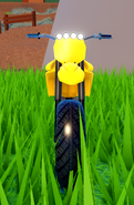 Front view of the Dirt Bike