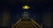 The hidden entrance leading to the teleporter