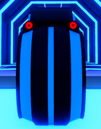 Rear view of the Light Bike