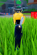 Rear view of the Dirt Bike