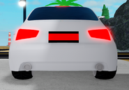 Rear view of the GTI