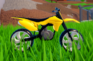 Right side view of the Dirt Bike
