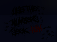 "USE THE NUMBERS, SEEK HIM"