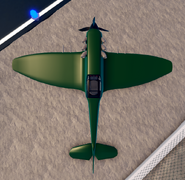 Top view of the Spitfire