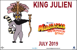 madagascar king julian wallpaper