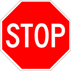 Stop sign