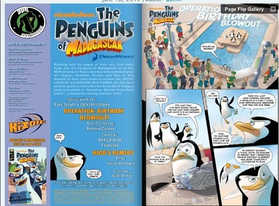 The Penguins of Madagascar Comic Books | Madagascar Merchandise Wiki ...