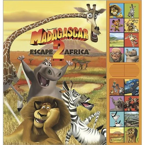 Deluxe Sound Storybook (Madagascar 2) Madagascar Merchandise Wiki