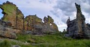 Isalo National Park - excellent hiking among sandstone rock formations.