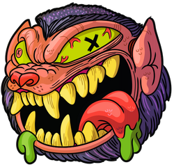 SF・ファンタジー・ホラー 1986s/MADBALLS/WOLF BREATH/AmToy Madballs Madballs - Wolf Breath