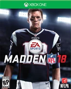 Brady on the cover of Madden NFL 18