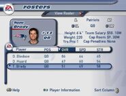 Brady in the GameCube version of Madden NFL 2002