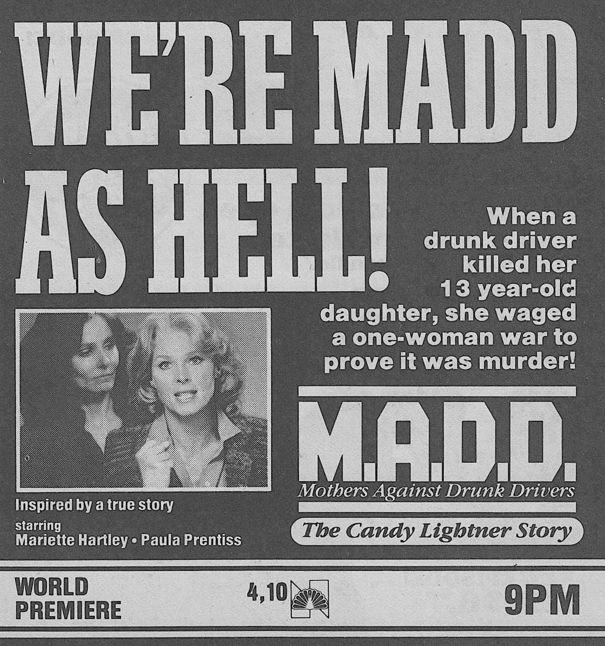 MADD Mothers Against Drunk Driving License Plate Frame - Black Metal Tag Holder