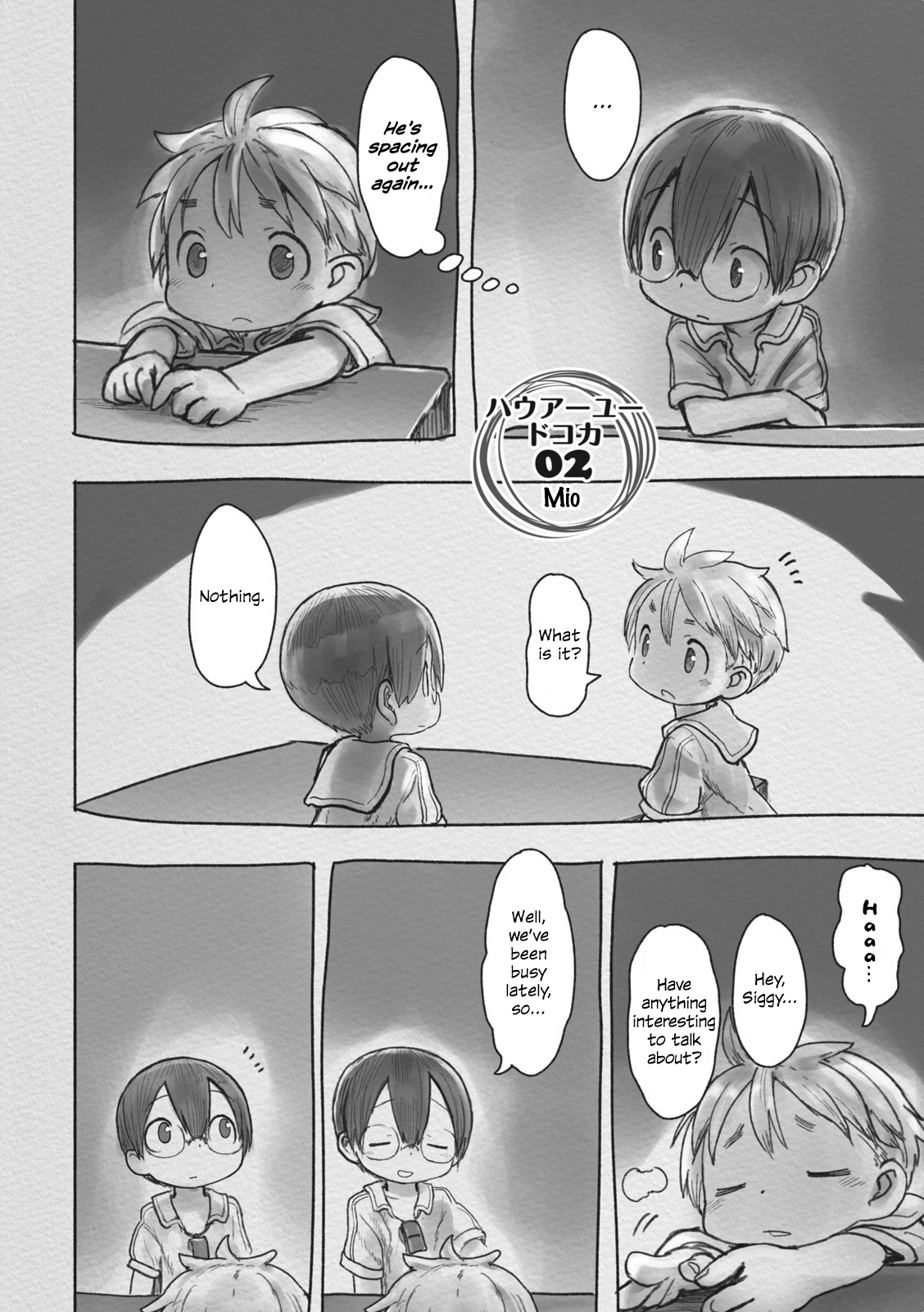 Made in Abyss, Chapter 61 - Hello Abyss - Made in Abyss Manga Online