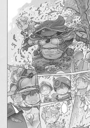 Nishagora and Tepaste encounting Riko's group Manga.jpg (1,49 МБ) Нишагора и Тэпастэ впервые встречают отряд Рико