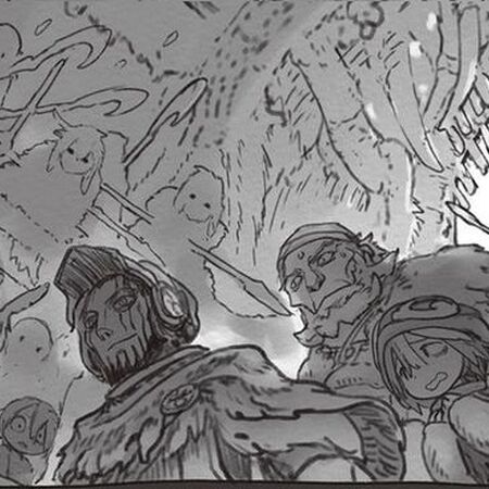 Made In Abyss Chapter 048 Made In Abyss Wiki Fandom メイドインアビス мэидо ин абису) — манга авторства акихито цукуси, повествующая о приключениях девочки рико и робота рега в подземелье. made in abyss chapter 048 made in