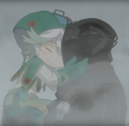 Prushka hugging Bondrewd Anime