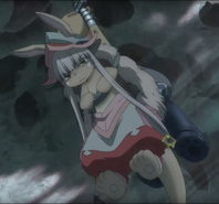 Nanachi and Reg escaping