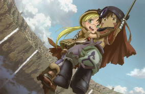 Artwork of Reg and Riko from the Artbooks