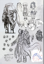 Various Chara sketches