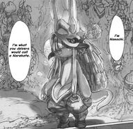 Nanachi's reveal in Manga