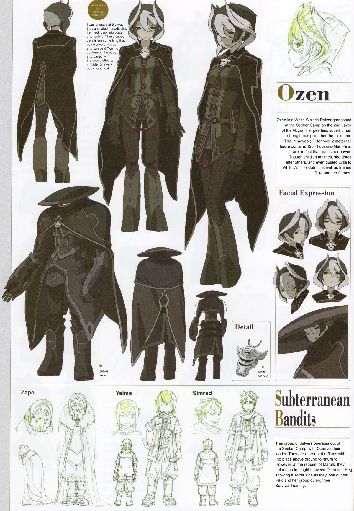 Ozen The Immovable wip, Wiki