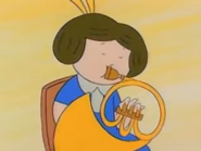 Ellie playing the French Horn