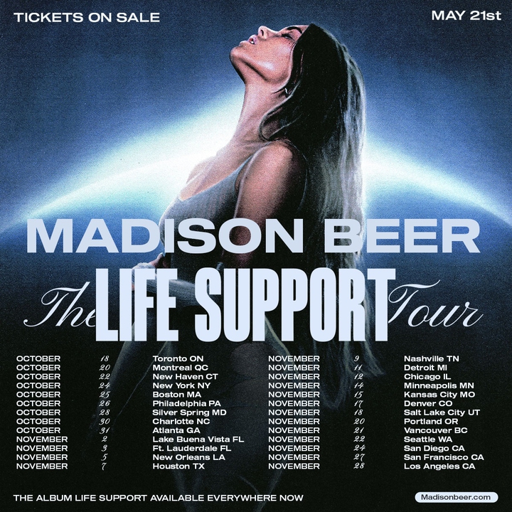 life support tour madison beer