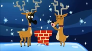 MAD S2015.png (1.23 MB) A rejected reindeer, Prankster, pulling a prank at another reindeer.