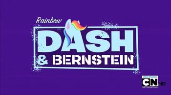 Rainbow Dash and Bernstein Logo