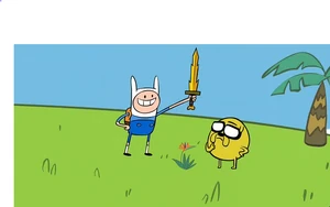 Finn and Jake in "The Land Before Adventure Time"