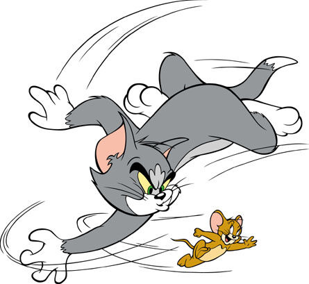 tom and jerry black and white tv