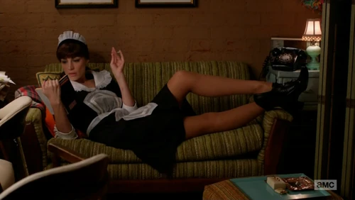 #1 The "French Maid costume and wig" costume and wig