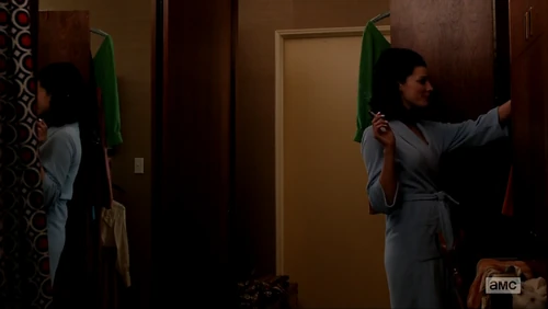 #3 The "Blue Robe of Mourning Again". Megan wore this in the previous episode.