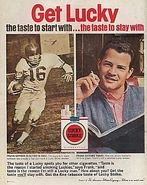 NY Giant Frank Gifford for Lucky Strike