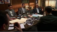 Nixon meeting. Red in the Face.