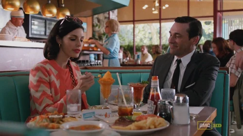 #1 The "I Wore This Salmon Dress Five Episodes Ago, I Hope Nobody Notices" dress. The jacket, necklace and sunglasses are new.