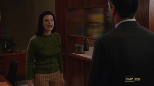 #2 The "I'm So Angry, I Forgot I Wore This Sweater Just Last Episode"  sweater