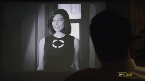 #3 The "Screen Test"  dress. Megan was seen wearing this dress in the previous episode. Now we know what was so important she left Sally home alone.