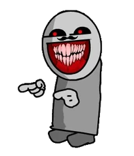 A zombified mustached character