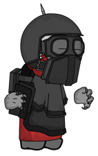 Mag Agent: Gestalt, fully armored.