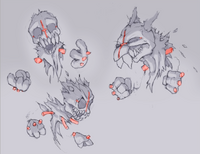 Concept art for MC12 as seen during Krinkels' Twitch stream on June 1, 2019, recently revealed to be used for the ghosts in Phobos' boss fight in M:PN.