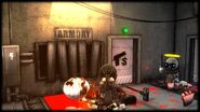 Hank and Christoff looking at the M:PNC's arena armory
