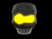 A glowing A.T.P. engineer mask.