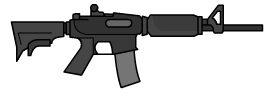 The AR-15 from Madness: Project Nexus (Classic)